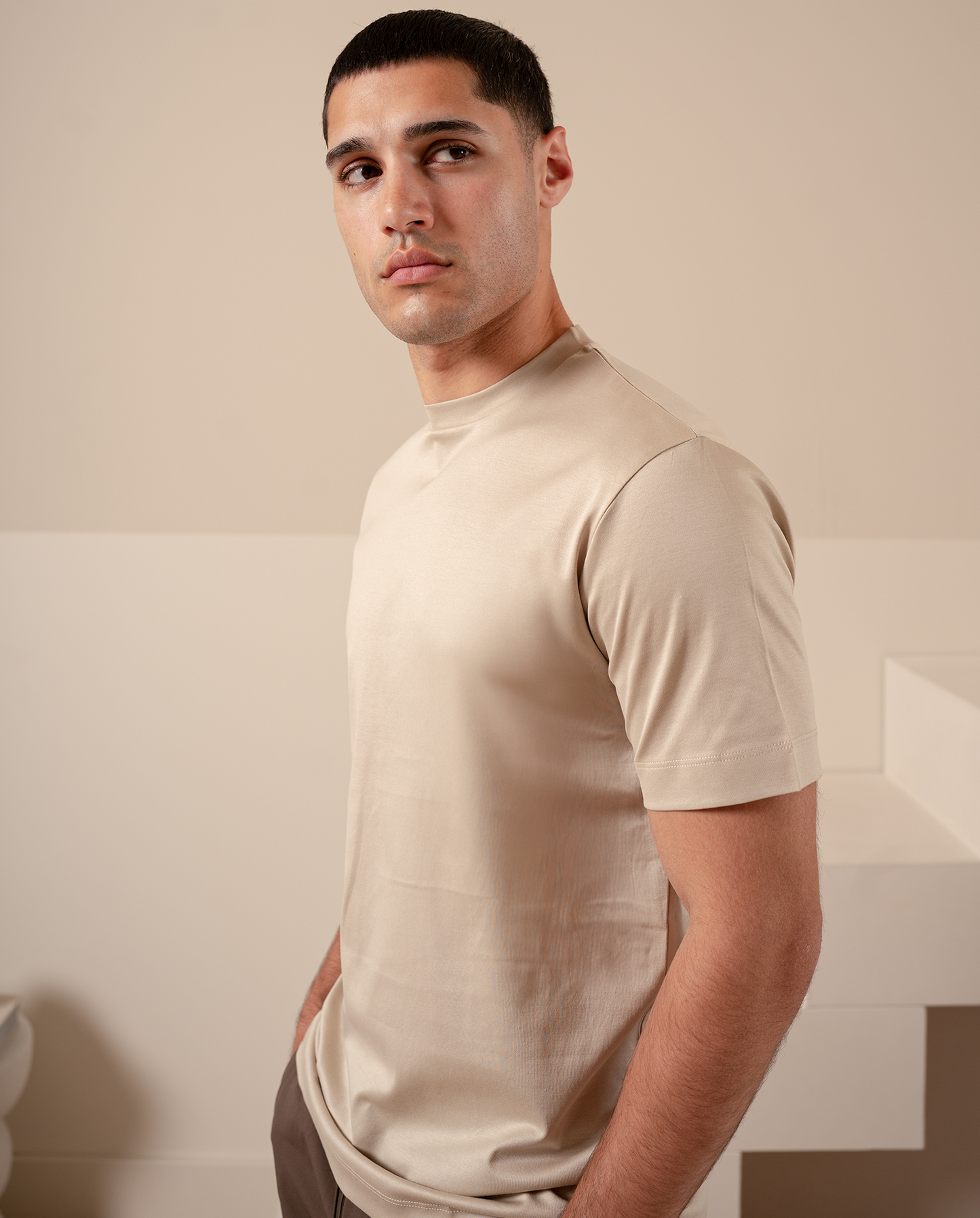 Stilrent T-shirt – Beige