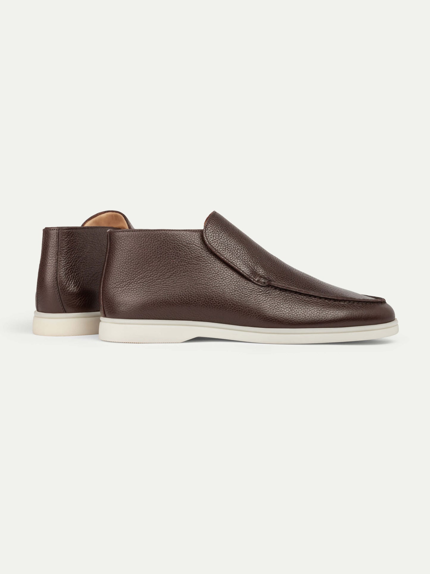 Brune lædersko (loafers)
