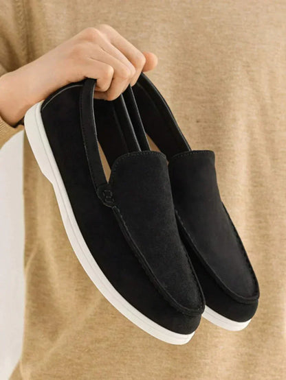 Mænds slip-on-sko, afslappet, efterår