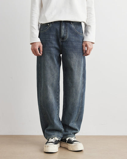 Oversized afslappede vintage-jeans med Beni