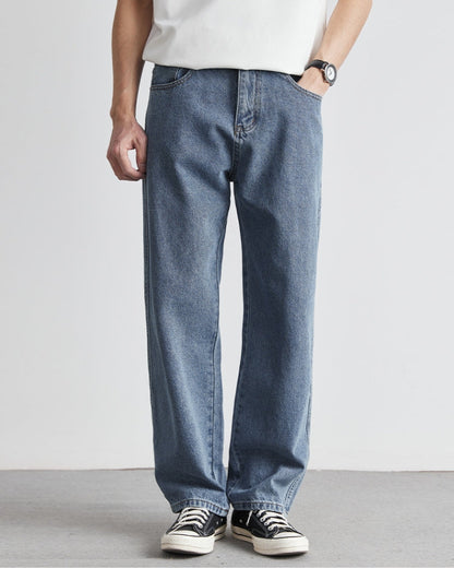 Classic Vaskede Indigo Ret Jeans