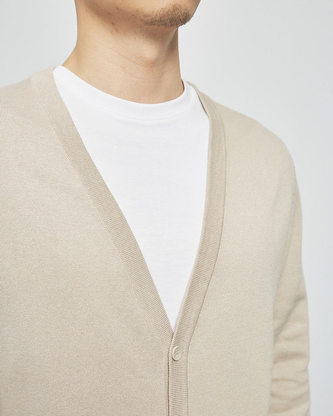 Mimaike Essential V-hals strikket cardigan