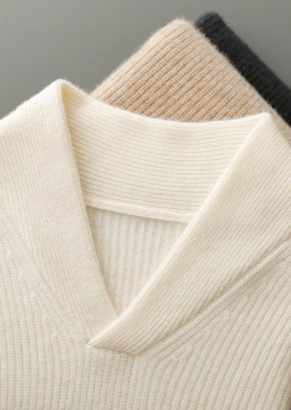 Cashmere V-hals sweater