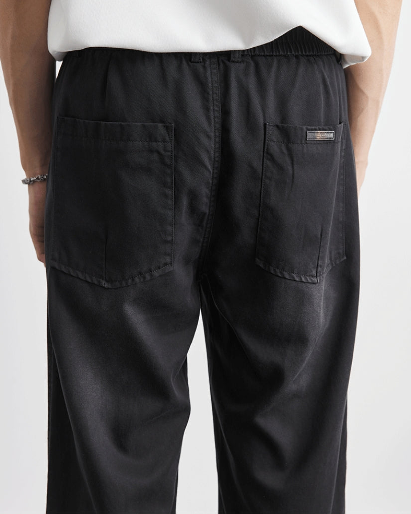 Løbesko med elastisk talje og jeans