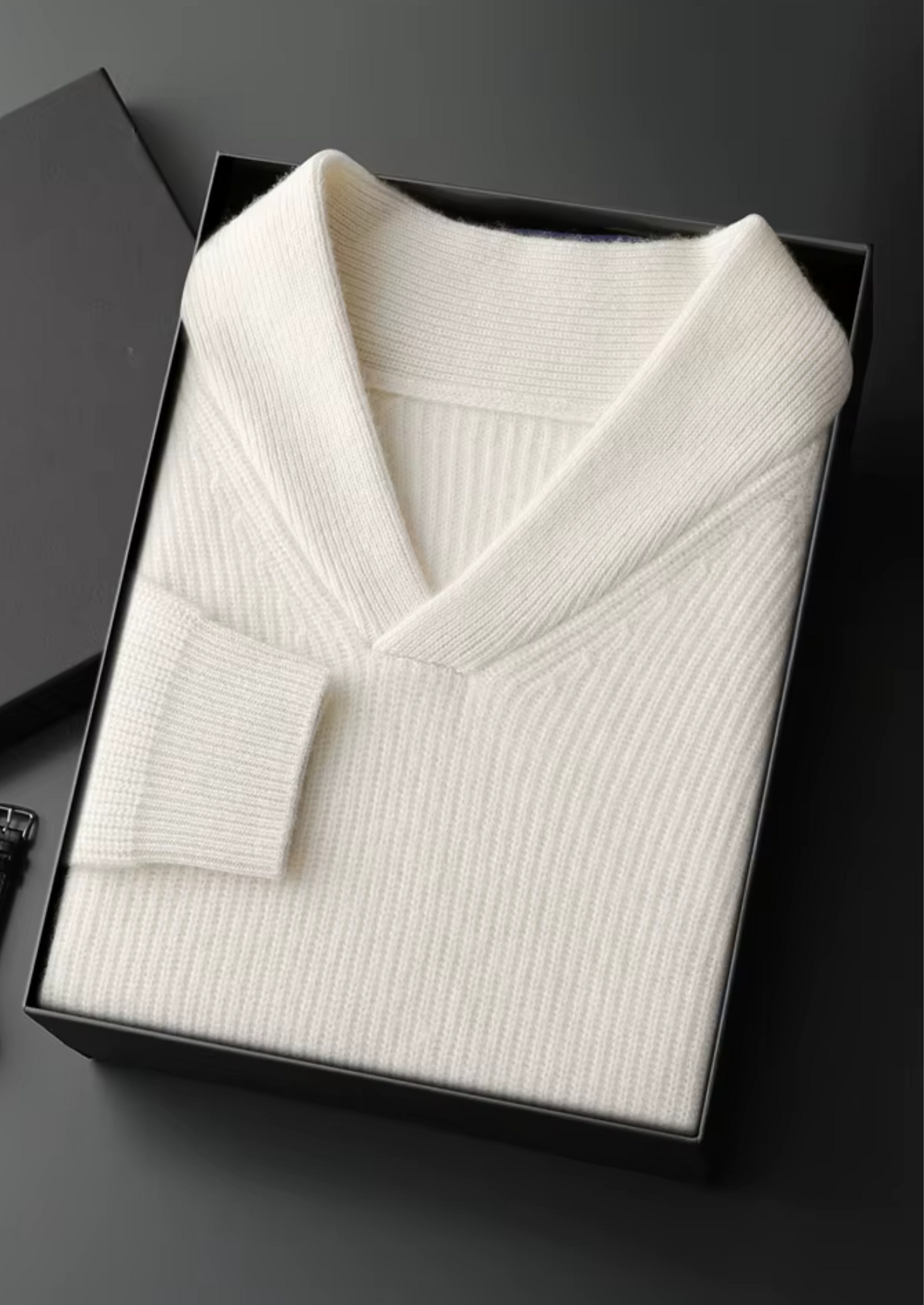 Cashmere V-hals sweater