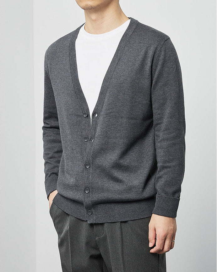 Mimaike Essential V-hals strikket cardigan