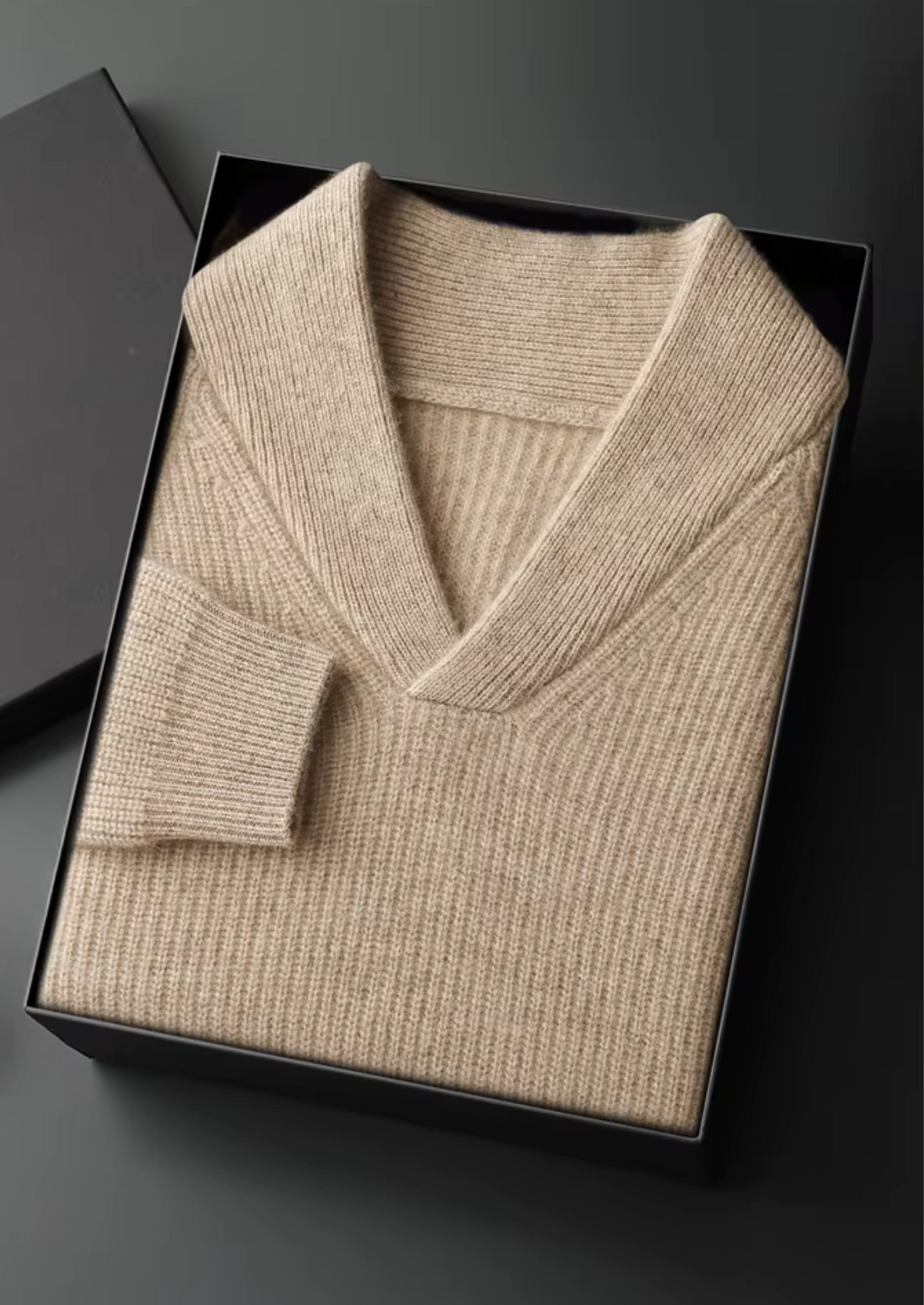 Cashmere V-hals sweater