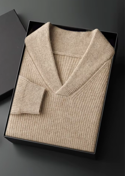 Cashmere V-hals sweater