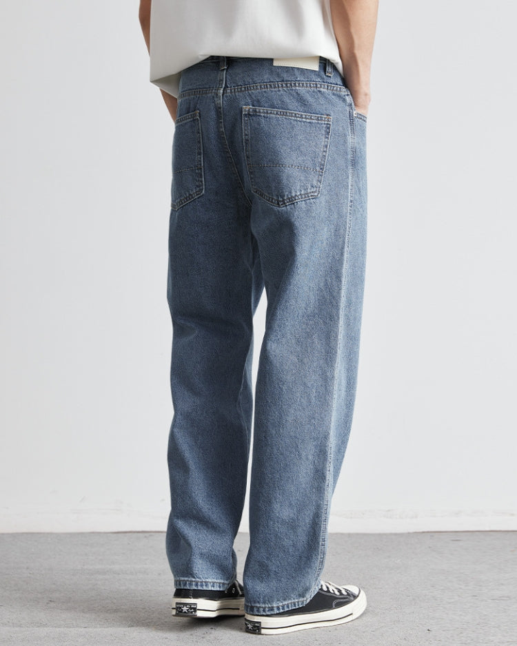 Classic Vaskede Indigo Ret Jeans