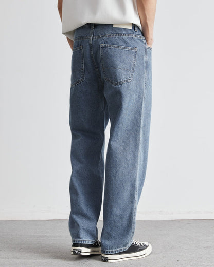 Classic Vaskede Indigo Ret Jeans