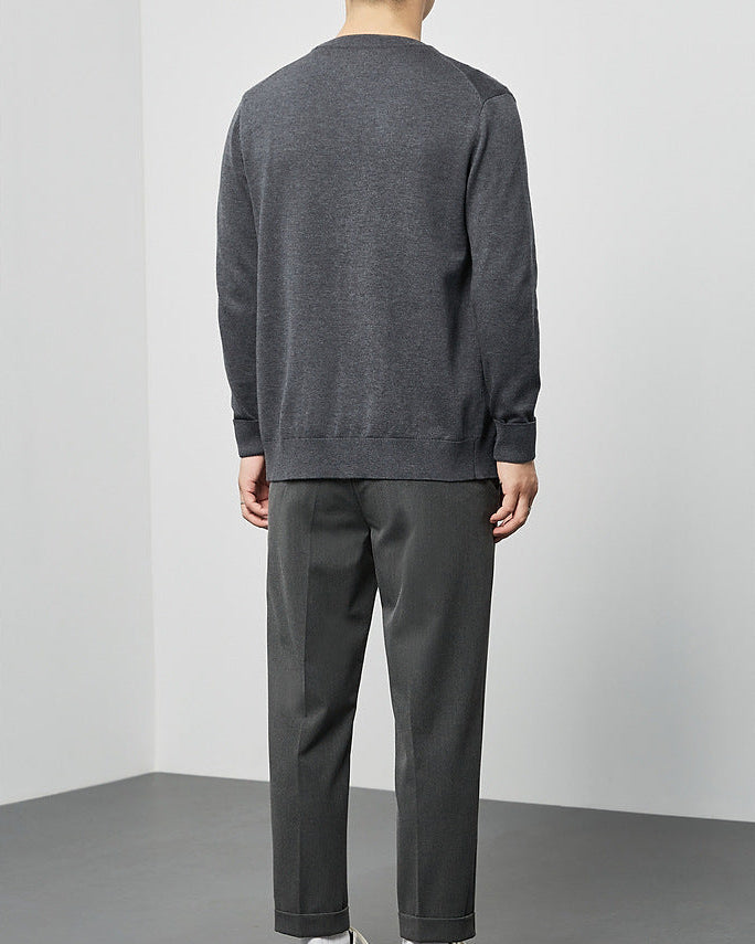 Mimaike Essential V-hals strikket cardigan