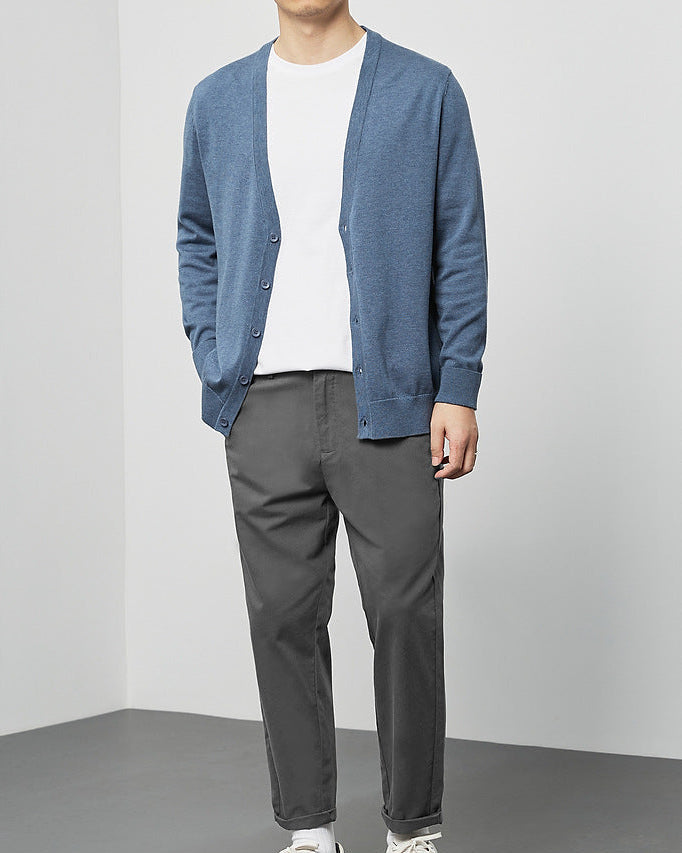 Mimaike Essential V-hals strikket cardigan