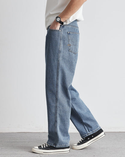 Classic Vaskede Indigo Ret Jeans
