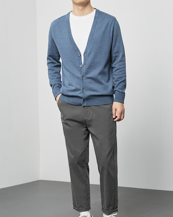 Mimaike Essential V-hals strikket cardigan