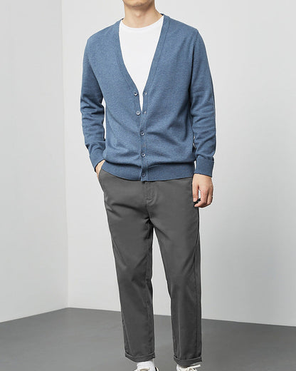 Mimaike Essential V-hals strikket cardigan