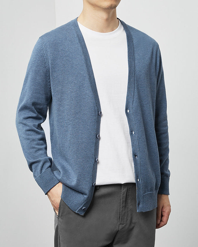 Mimaike Essential V-hals strikket cardigan