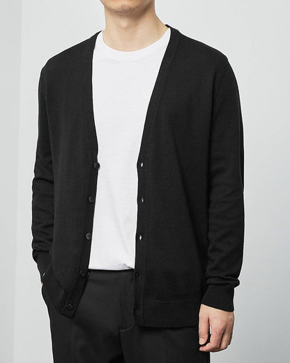 Mimaike Essential V-hals strikket cardigan