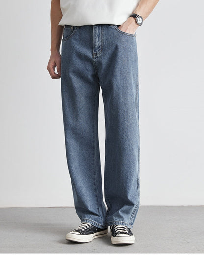 Classic Vaskede Indigo Ret Jeans