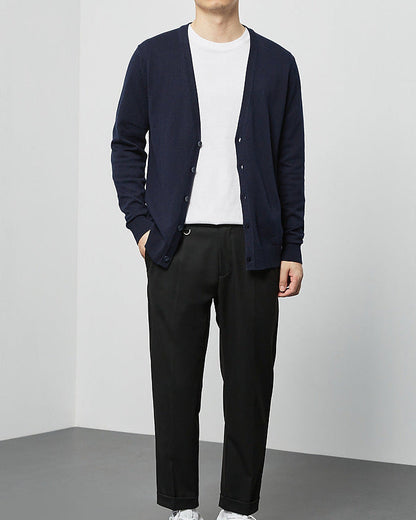 Mimaike Essential V-hals strikket cardigan
