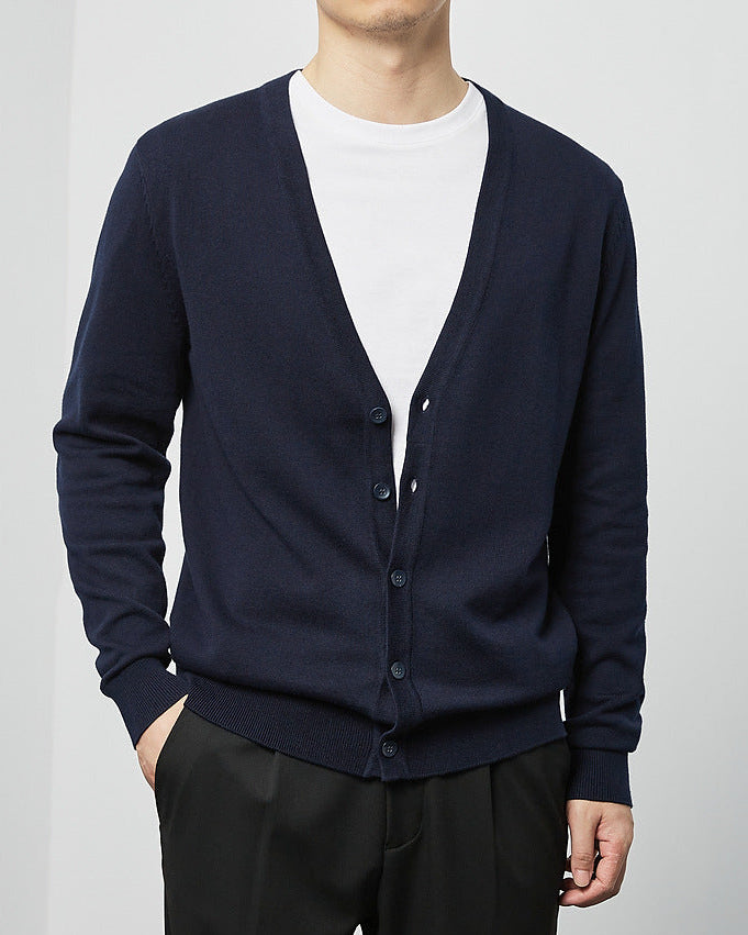 Mimaike Essential V-hals strikket cardigan