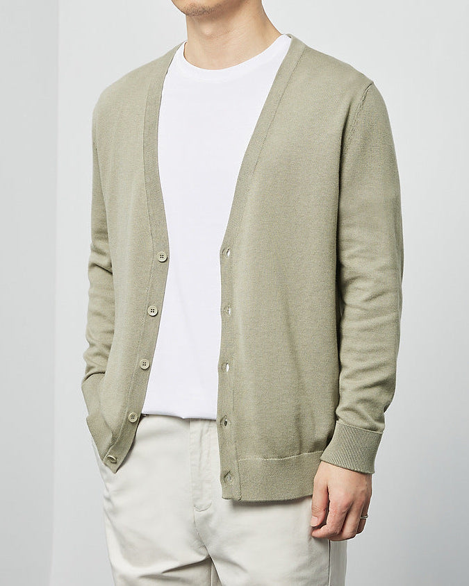 Mimaike Essential V-hals strikket cardigan