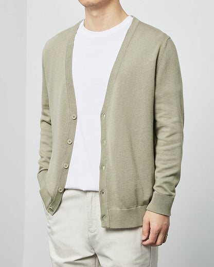 Mimaike Essential V-hals strikket cardigan