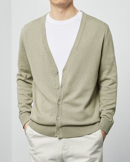 Mimaike Essential V-hals strikket cardigan