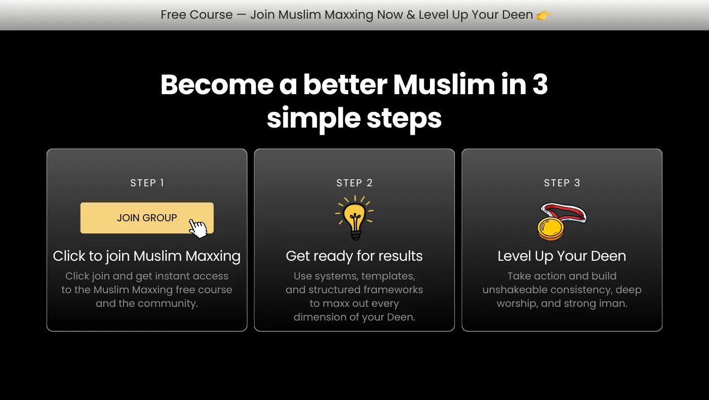 Muslim Maxxing Skool Community Muslim Maxxing Tracker