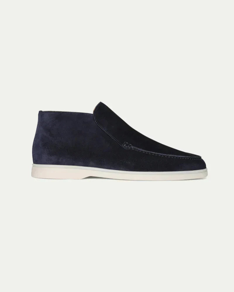 Mørkeblå city loafers