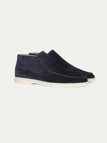 Mørkeblå city loafers
