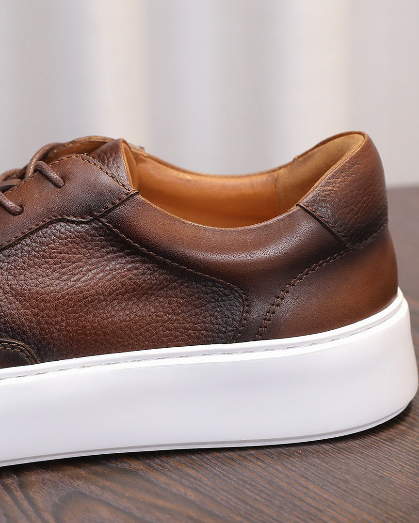 Torino Pebble-Grain lavskærsneakers