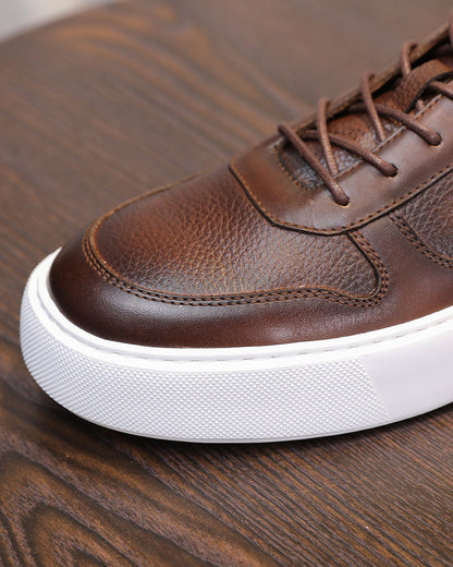 Torino Pebble-Grain lavskærsneakers