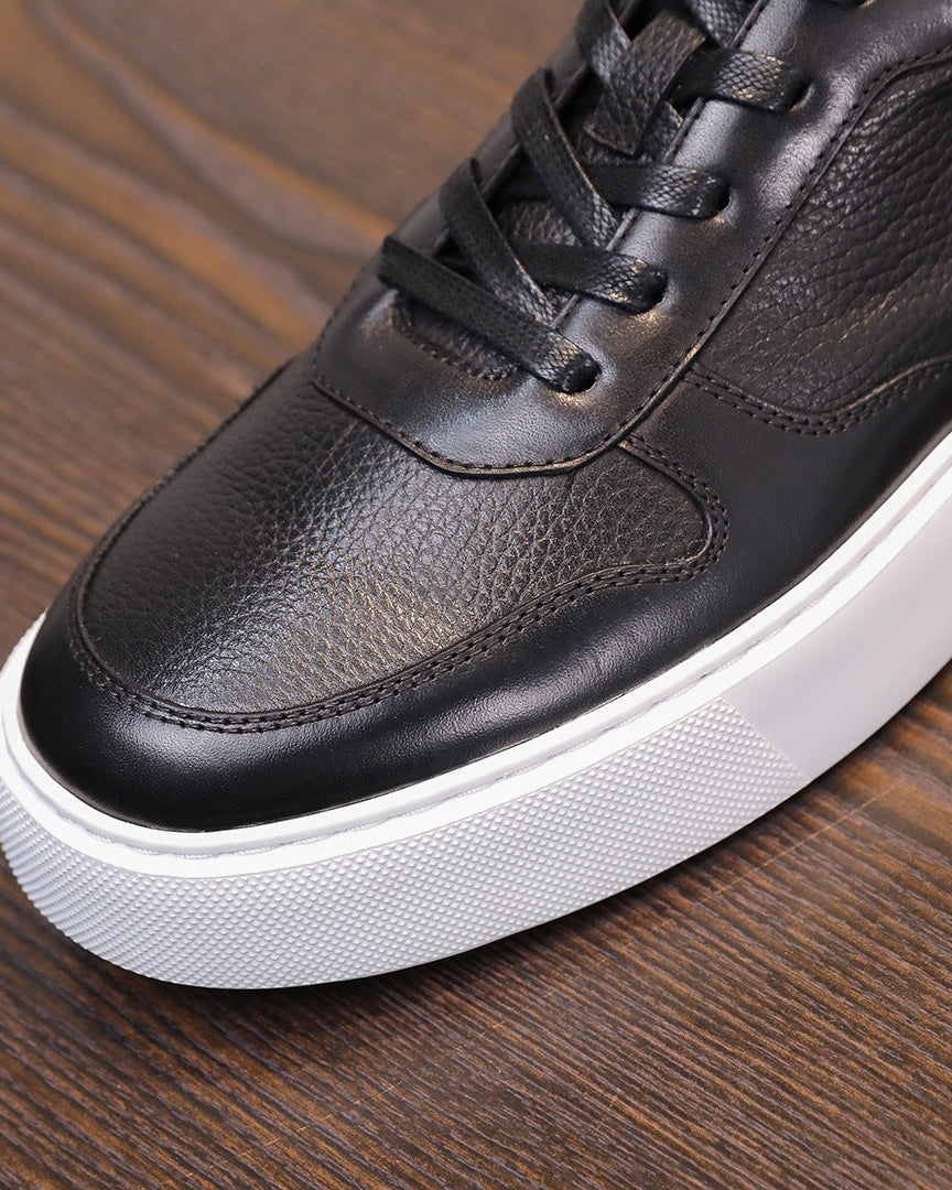 Torino Pebble-Grain lavskærsneakers