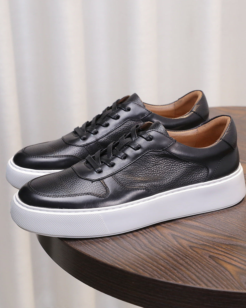 Torino Pebble-Grain lavskærsneakers