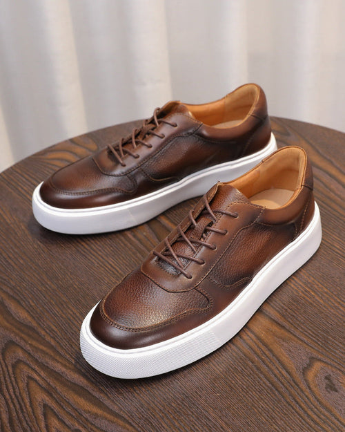 Torino Pebble-Grain lavskærsneakers