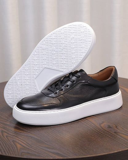 Torino Pebble-Grain lavskærsneakers