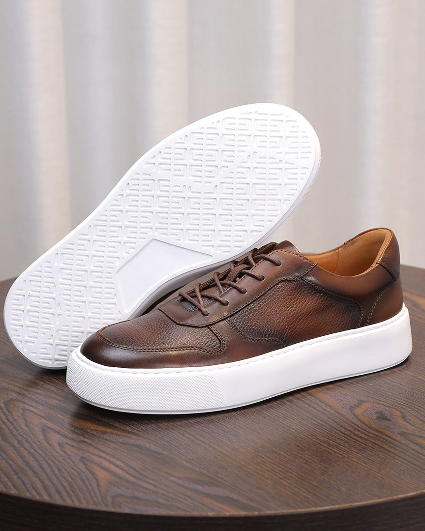 Torino Pebble-Grain lavskærsneakers