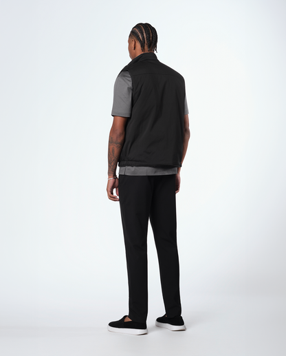 Sort / grå reversibel vest