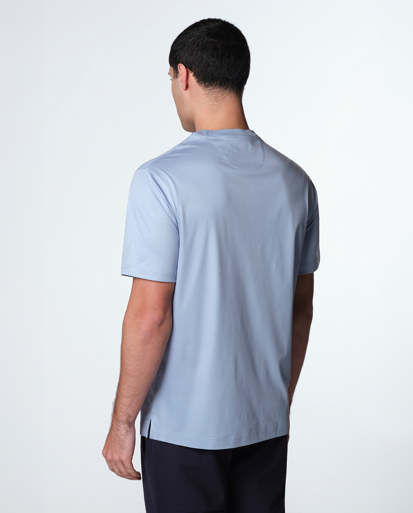 Babyblå luksuriøs T-shirt