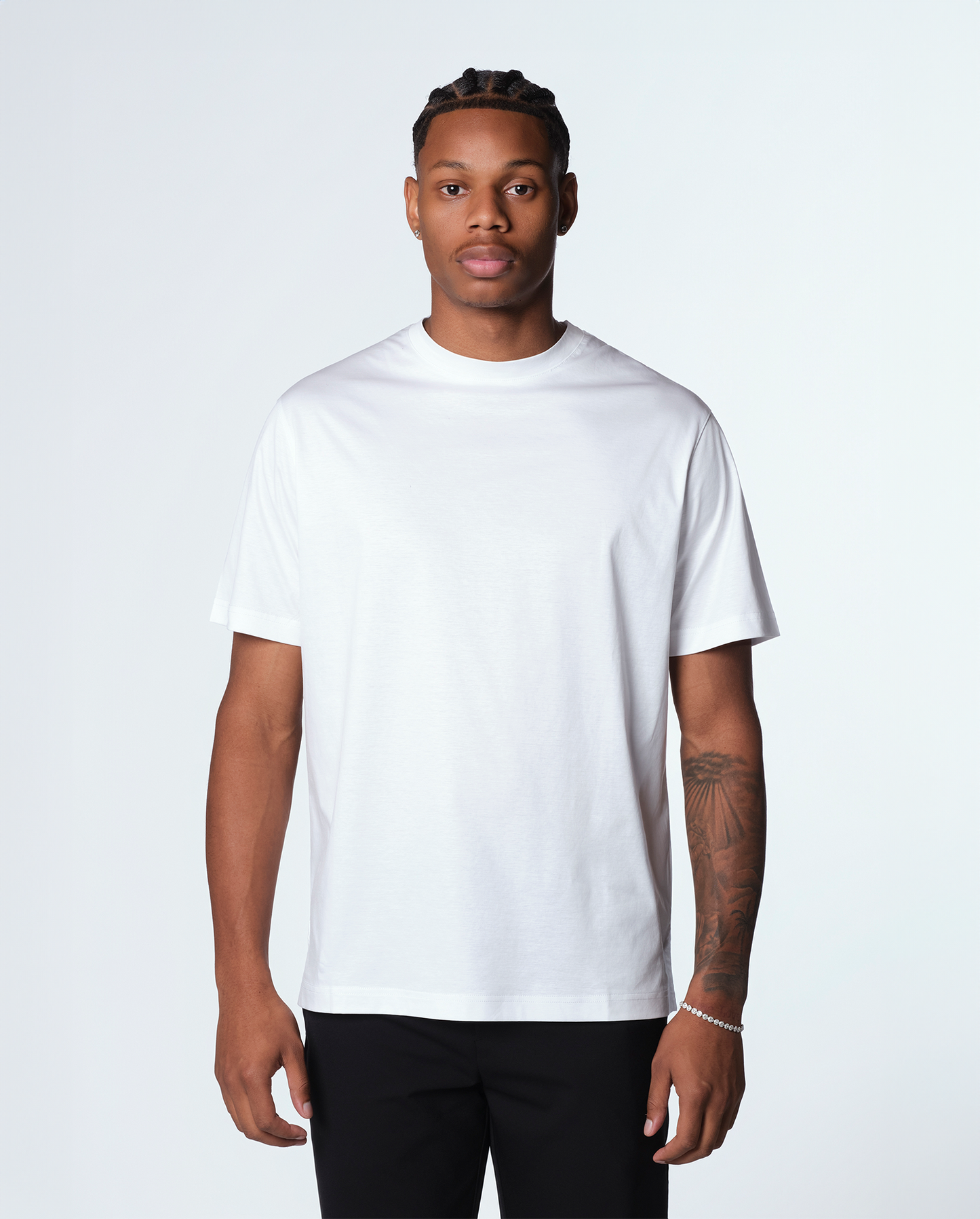 Luksus T-shirt – hvid