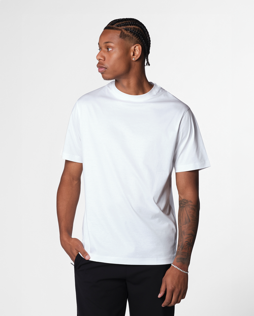 Luksus T-shirt – hvid