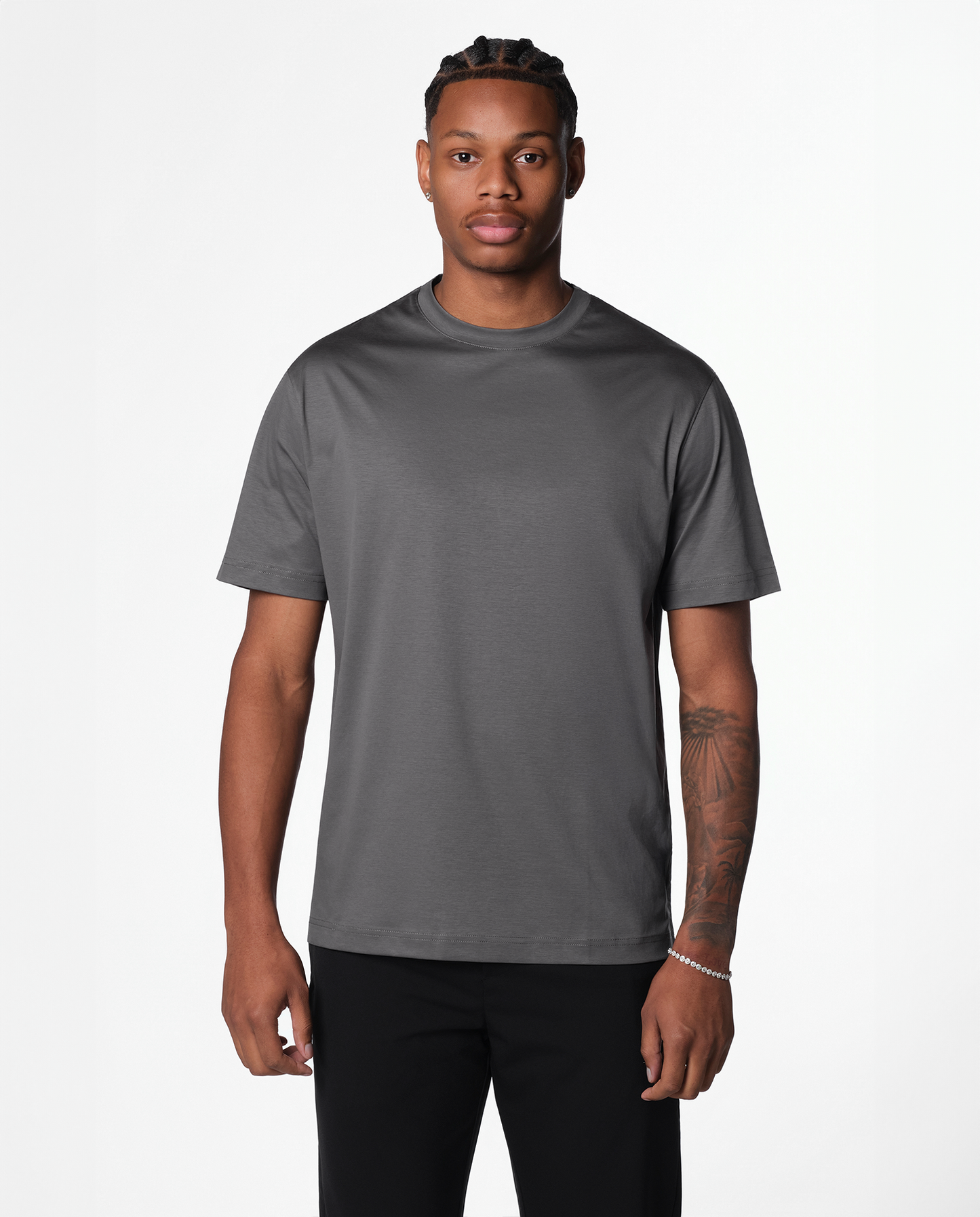 LUXUS T-SHIRT - GRÅ