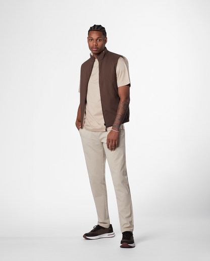 Omvendt vest – sort / beige