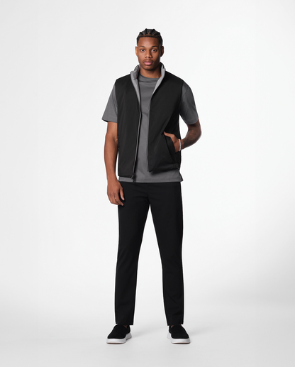 Sort / grå reversibel vest