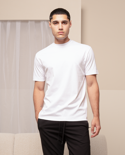 Luksus T-shirt – hvid