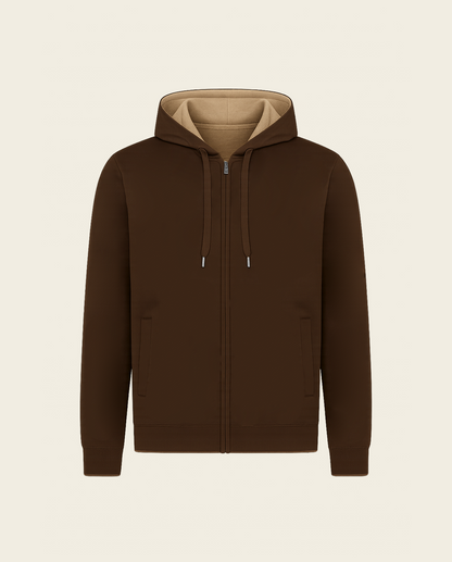 Weekend lynlåsvest – brun