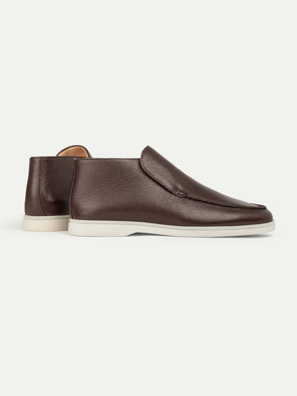 Brune lædersko (loafers)