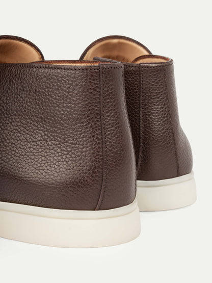 Brune lædersko (loafers)